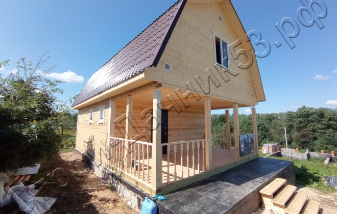 2 Брусовая баня  Б-34, 6х9м, 94.5 М², Московская область, Дмитровский район, деревня Совельево. (4)